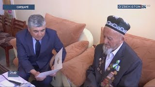 Жойларда фахрийларга мукофотлар топширилиши