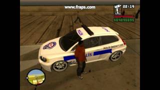 gta sandreas polis arabası