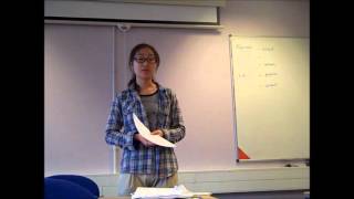 Manchester University Academic  Presentation Practice Albert, Dido, Joanna
