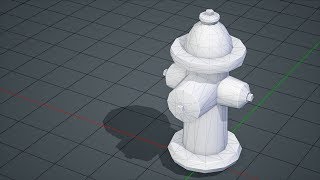 CGC Classic: Game Ready Fire Hydrant Pt. 2 - Low Poly Modeling (Blender 2.6)