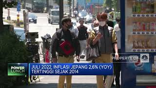 Juli 2022, Inflasi Jepang 2,6% (Yoy) Tertinggi Sejak 2014