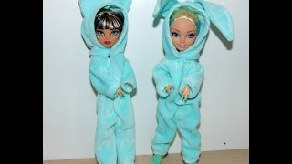 Делаем выкройку кигуруми Для кукол!!!!!!!!