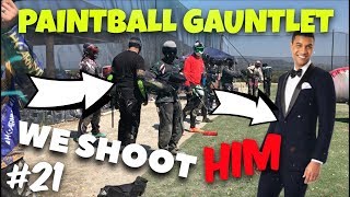 GROOM RUNS PAINTBALL GAUNTLET // *PAINFUL* // ASG PAINTBALL # 21