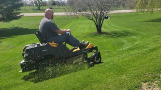 #38 2015 Cub Cadet  54" Z-force zero turn 24hp Kawasaki engine