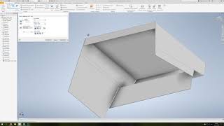 Пример работы с листовым металлом в autodesk inventor 2