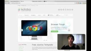Installing our Kotoba Joomla Template - Standalone version