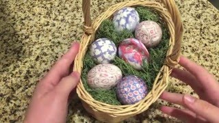 SILK TIE EASTER EGGS