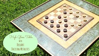 Dazzling Checkerboard Table