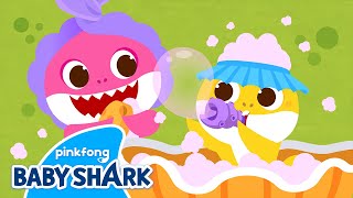 [✨NEW] Fun Bubble Bath!???? | Wash Your Body and Hair | Baby Shark's Day at Home 