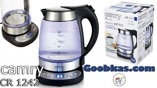 Электрочайник Camry CR 1242 electric kettle Wasserkocher Czajnik elektryczny | Goobkas.com