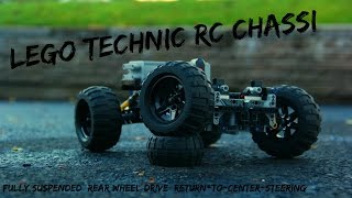 Lego RC fully suspended chassi / intructions