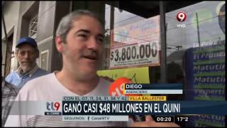 Ganó $48 millones en el Quini