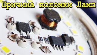 Почему ПЕРЕГОРАЮТ LED ЛАМПОЧКИ во время ремонта ? Советы Настоящих Мужиков.