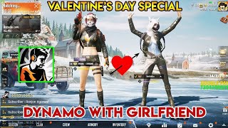 HYDRA DYNAMO with his Girlfriend on Valentines Day in PUBG | Dynamo Gaming | Gamer Ashish RJ18