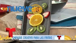 Un empaque creativo para que tus niños coman frutas | Un Nuevo Día | Telemundo