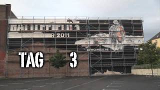 Граффити Battlefield 3. Рекламная компания EA