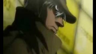 hellsing captain hans gunshe scene