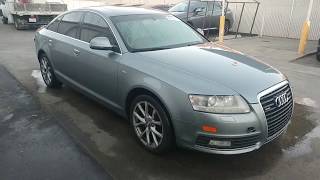 Audi A6 C6 2010 как снять ручку c двери задняя дверь.