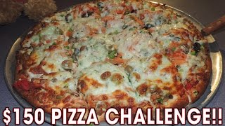 $150 BIG WICK 8LB PIZZA CHALLENGE!!