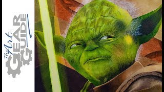 Yoda Star Wars Art Using Art-N-Fly Markers