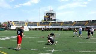 Aaron Ifield Hamilton Tiger Cats Private  Workout FGs - Presented by Centre 68