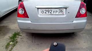 Установка газовых упоров на крышку багажника Chery Fora - Vortex Estina(A21)