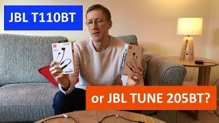 JBL T110BT vs JBL TUNE 205BT Headphones - Which one is Best?