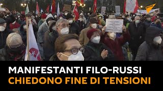 #Berlino: manifestanti filo-russi chiedono fine di tensioni