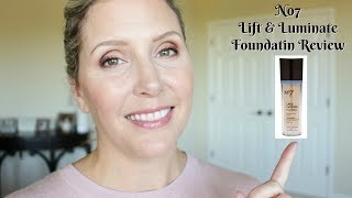 No7 Lift & Luminate Foundation Review | Mature Skin