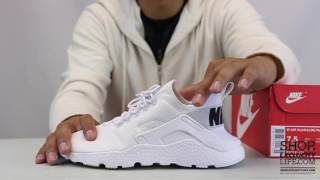 Women's Huarache Ultra White   Black Unboxing Video at Exclucity