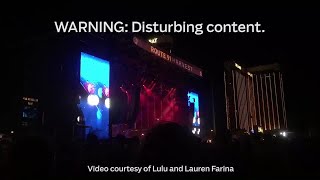 Video: Las Vegas shooting during concert (WARNING: Disturbing content)