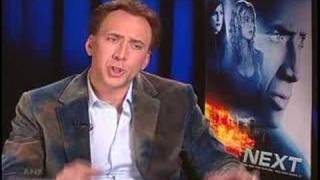NICOLAS CAGE CONFRONTS FEAR OF HEIGHTS