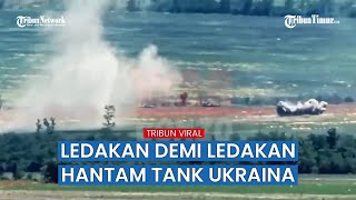 Titik Pertahanan Angkatan Bersenjata Ukraina Hancur Total Dilibas Habis Serangan Artileri Rusia