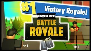 VICTORY ROYALE IN ROBLOX FORTNITE!! (Roblox Fortnite Island Royale)