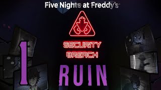 Прохождение Five Nights at Freddy's Security Breach (RUIN DLC) Серия 1 "Разруха и киберкролик"