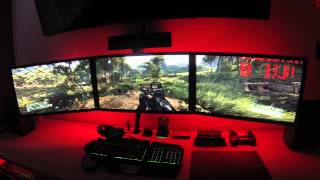 Crysis 3 - nVidia Surround - Quad Sli 690 - FPS On 5760x1080 Vs 1920x1080
