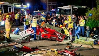 Driver trapped after car and ice cream truck accident in Arncliffe