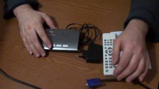 ТВ-Тюнер Приемник DVB T/T2 TV Box VGA А. В. CVBS HDMI цифровой HD ресивер для LCD/CRT мониторы