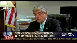 Nelson: No Quid Pro Quo In My Health Care Vote