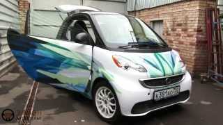 Перетяжка салона Smart For 2