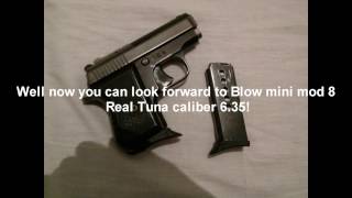 Ekol Tuna Fume 8 mm cal.8 Blank Gun ( blow mini 6.35 ) - Test Fireworks and gunfire
