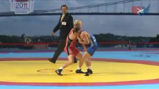 2011 Greco Worlds 84kg - Janarbek Keenjev (KGZ) vs. Cheney Haight (USA)