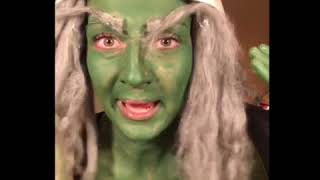 Grinch makeup tutorial after edibles