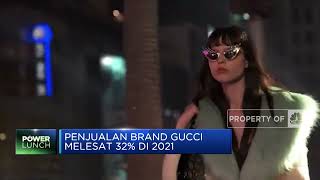 Penjualan Gucci Melesat 32% di 2021