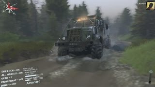 Мультфильм про #ГРУЗОВИКИ, #МУЛЬТИК про #МАШИНКИ ВЕЗДЕХОДЫ #14 SpinTires Cartoon about #TRUCKS #2016