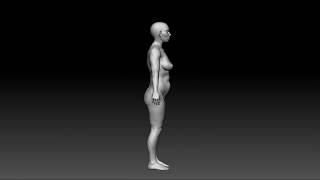 Orla Nude Turnaround