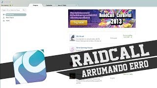 Raidcall - Como arrumar o erro FlashCtrl error[ eNotInstallFlash ]!