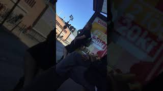 Black guy abusing me on busstaion and farts
