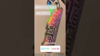 AluLöffel Effektsticker von 1A Style Sticker Aluminium Schweißen WIG min mag Schweißer filtoo