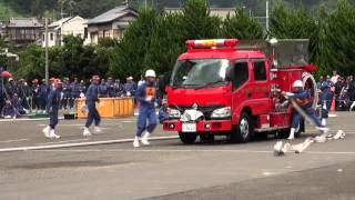 御殿場市消防団 ポンプ車操法 優勝　第34回静岡県消防操法大会　　平成25年9月8日